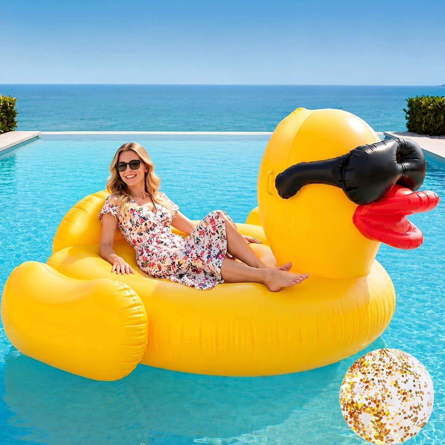 Oversized Duck Pool Float