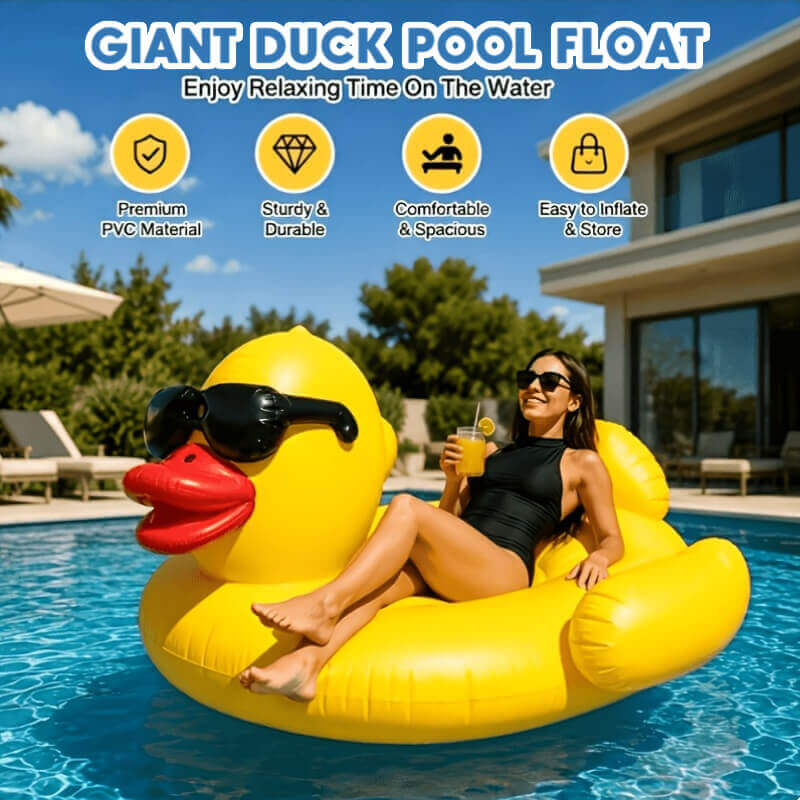 Oversized Duck Pool Float