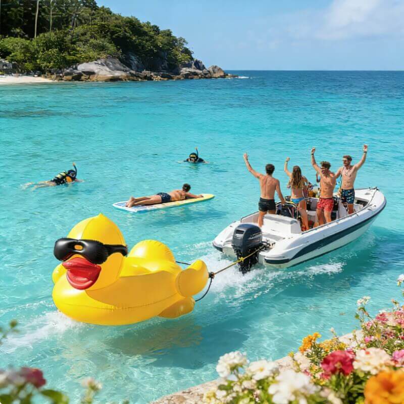 Oversized Duck Pool Float