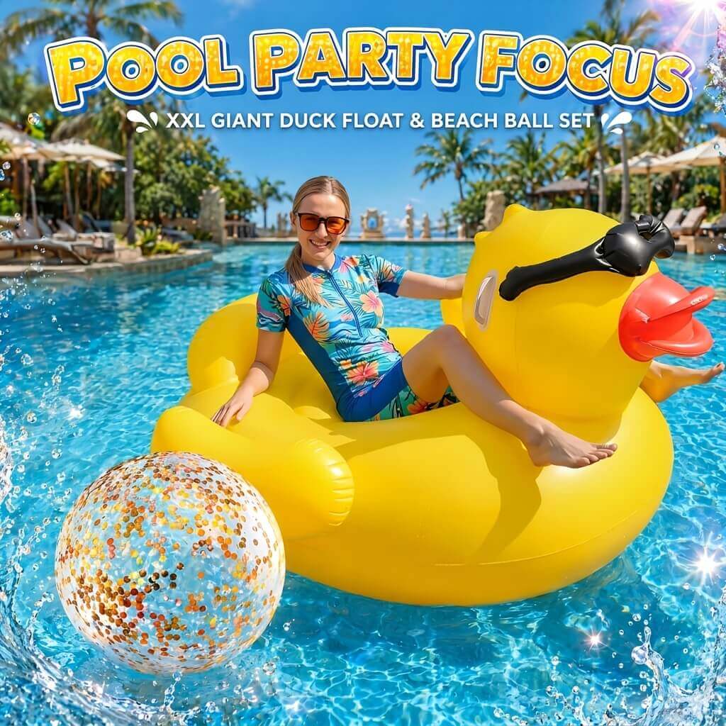 Oversized Duck Pool Float